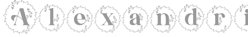 Alexandria Monogram